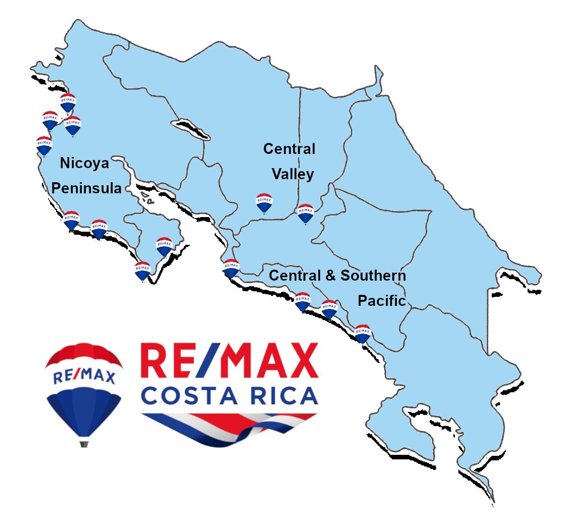 REMAX Costa Rica Office Map