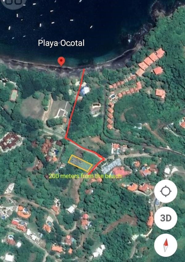 For Sale Ocotal Beach Lot Playa Ocotal, Guanacaste, Costa Rica Real Estate