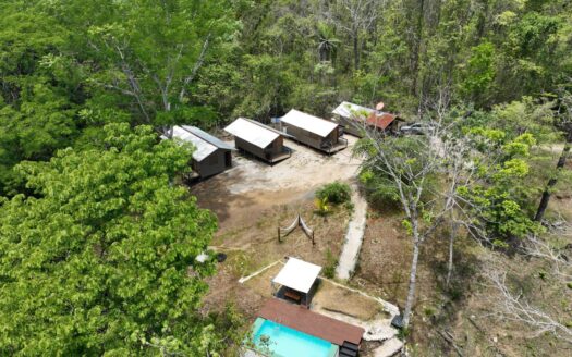 3.9 Hectare Nature Retreat with 4 Cabins & Pool in Zapotal, Guanacaste