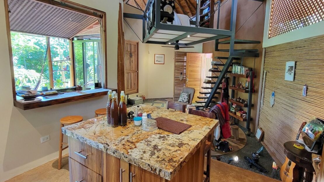 Tropical Forest Small Home for Sale with Separate Casita & Ocean View Lot