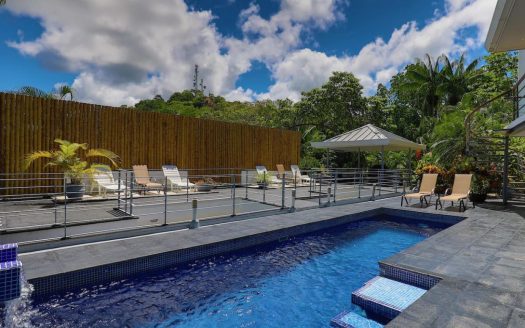 Contemporary Home Plus Adjacent Lot With Caretaker’s House For Sale In Manuel Antonio