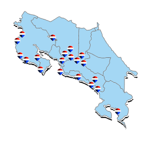 20 REMAX Costa Rica Offices Map