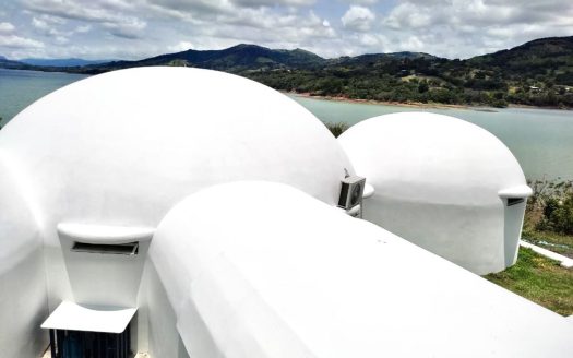 Modern Dome Home with Lake Views & Separate Guest House
