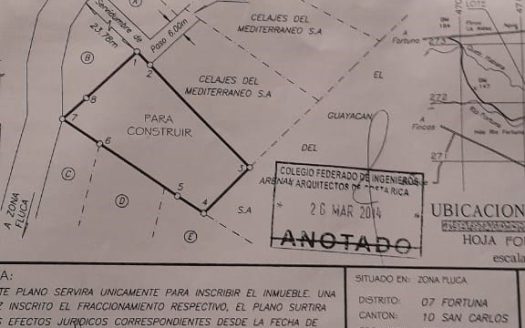 Lot for Building a House near La Fortuna Volcano – welcome to Sonafluca Costa Rica