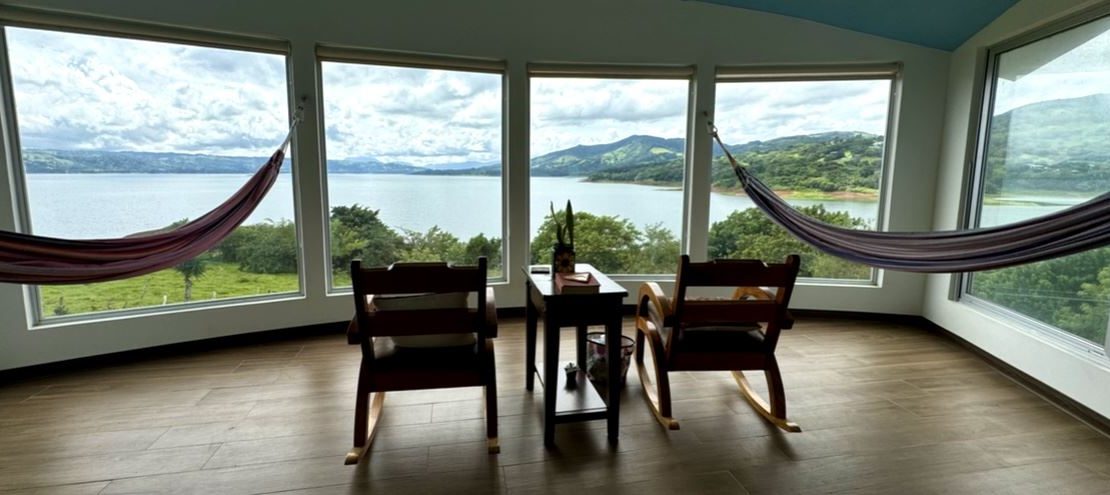 Modern Dome Home with Lake Views & Separate Guest House