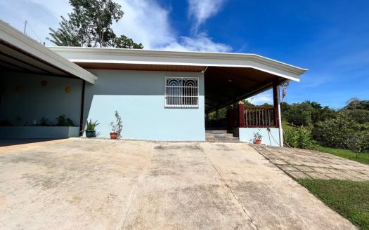Partial ocean view newly constructed house in the mountains with a large lot