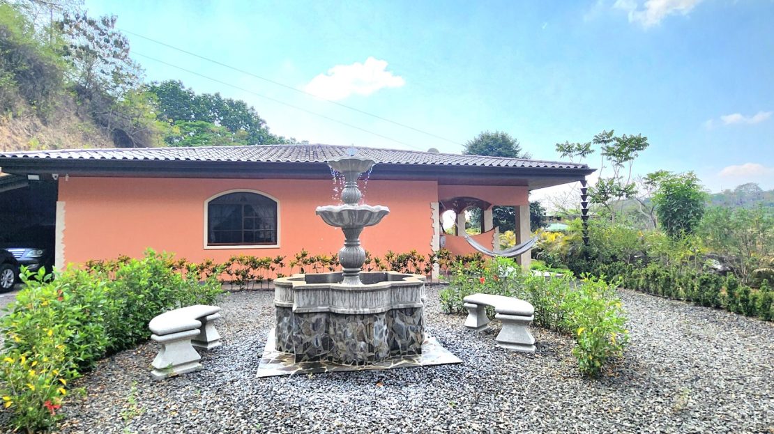 Brand new home in gated community with pool and nice views