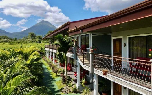 Hotel for Sale in La Fortuna – 24 Rooms, 5,487 m² Lot, Volcano View and Expansion Potential