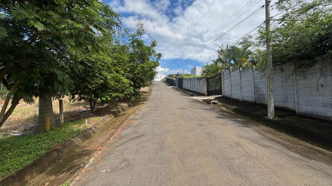 Lot located close to town in up and coming community in a beautiful natural setting.