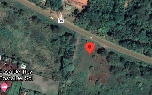 Prime commercial lot on highway in Bejuco