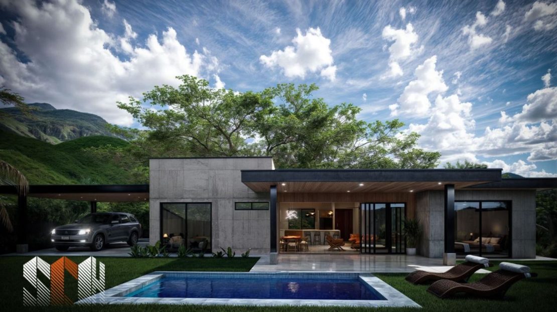 New modern style home in new Atenas community 5 minutes to everything