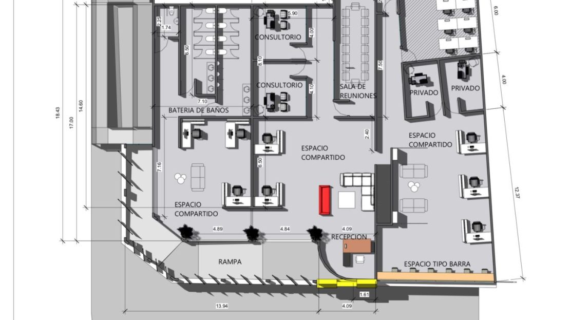 Spacious Commercial Unit in Daniel Flores - Second Floor