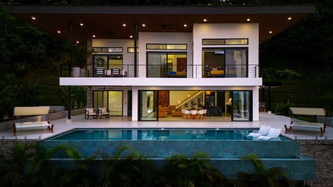 Construction and Design – With Ocean Sunset Views & Mountain Surrounds