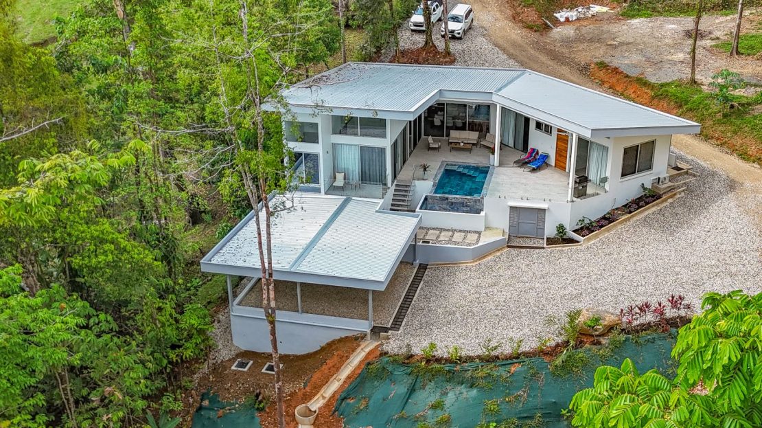 River & Waterfall Property With TWO Mountain & Jungle-View Luxury Homes on a Massive 4.93 Acre Lot