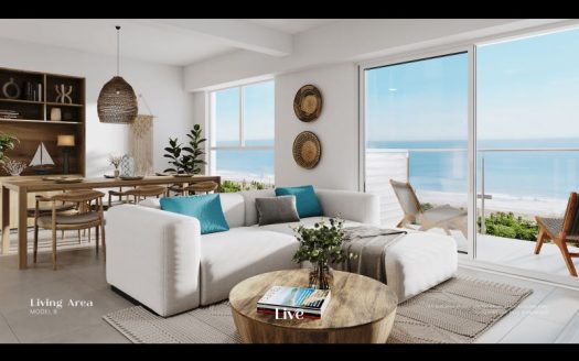 Modern 12th-Floor Condo in Live Jacó – 2 Bedrooms, 2 Bathrooms with Panoramic Views