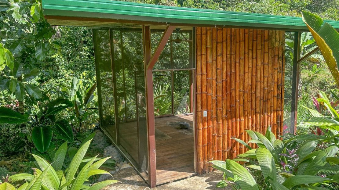 A serene 4-acre property invites with a 1-bedroom home