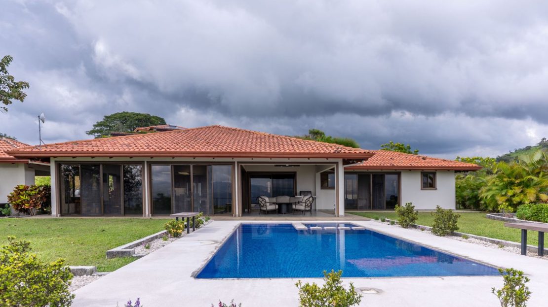 Mediterranean style home with eclectic modern finishes in Hacienda Atenas