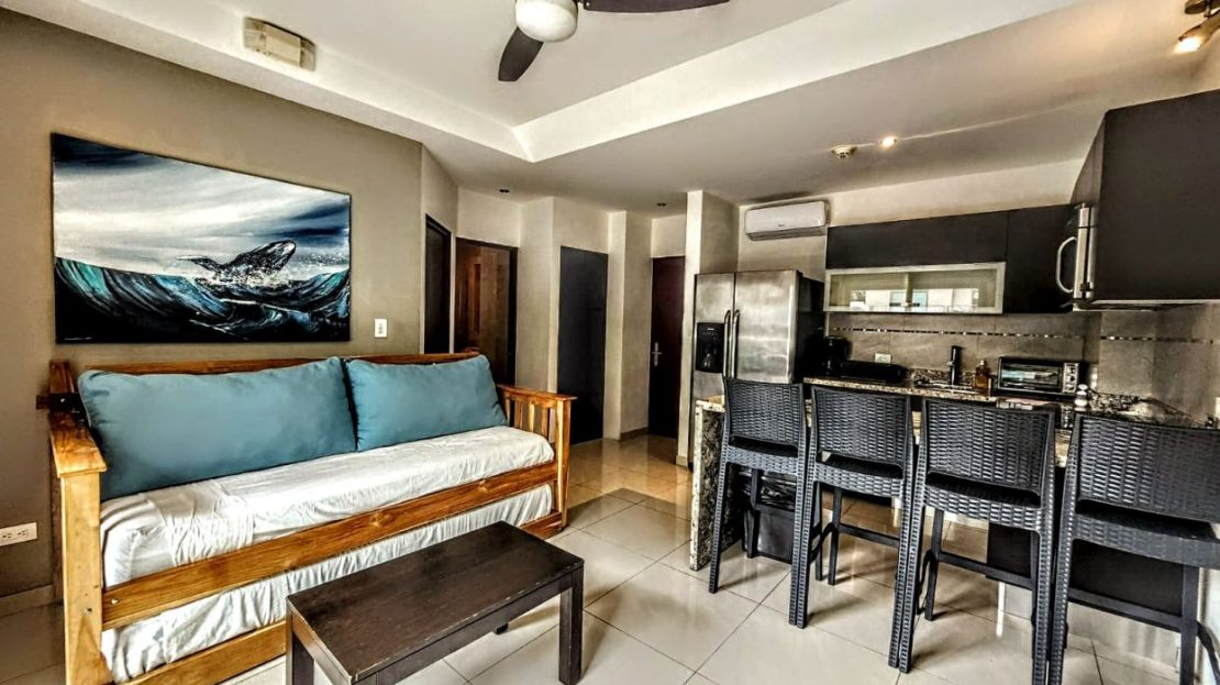 modern and spacious condo in Jaco.