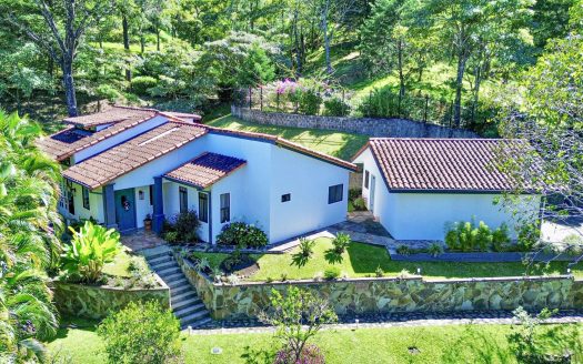 Casa Evergreen Serenity Santa Ana Costa Rica one level home for sale