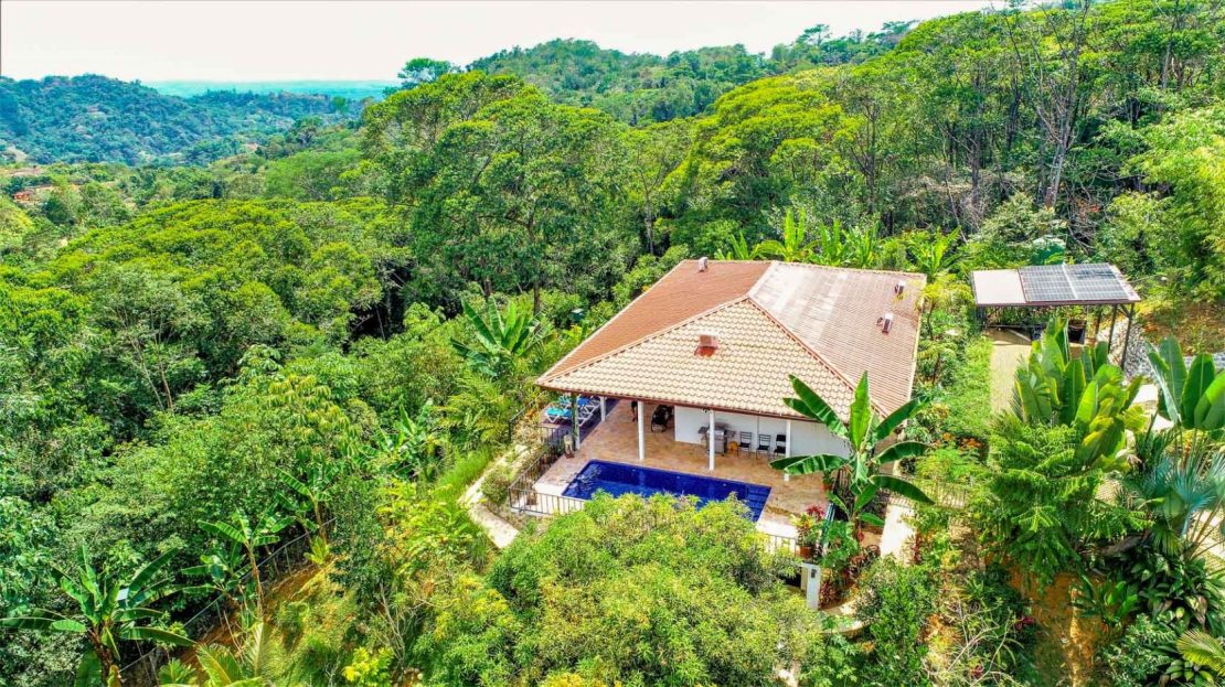 3 Bedroom Home With Ocean View Near Ojochal Tres Rios