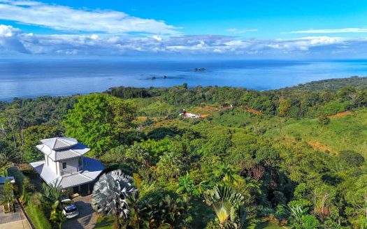 Ocean, Jungle & Mountain View Home in Ojochal | Protected Jungle Setting