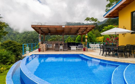 Luxury Ocean View 4-Bedroom Villa For Sale Overlooking the Village of Ojochal