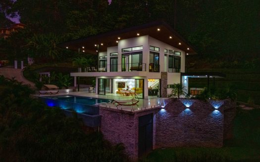 A BRAND NEW, Luxurious 4-Bed House – a Marvel of Craftsmanship, Construction and Design – With Ocean Sunset Views & Mountain Surrounds