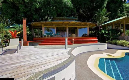 Bali-Style Ocean View Estate in Pavones: Dual Luxury Homes Near the Beach