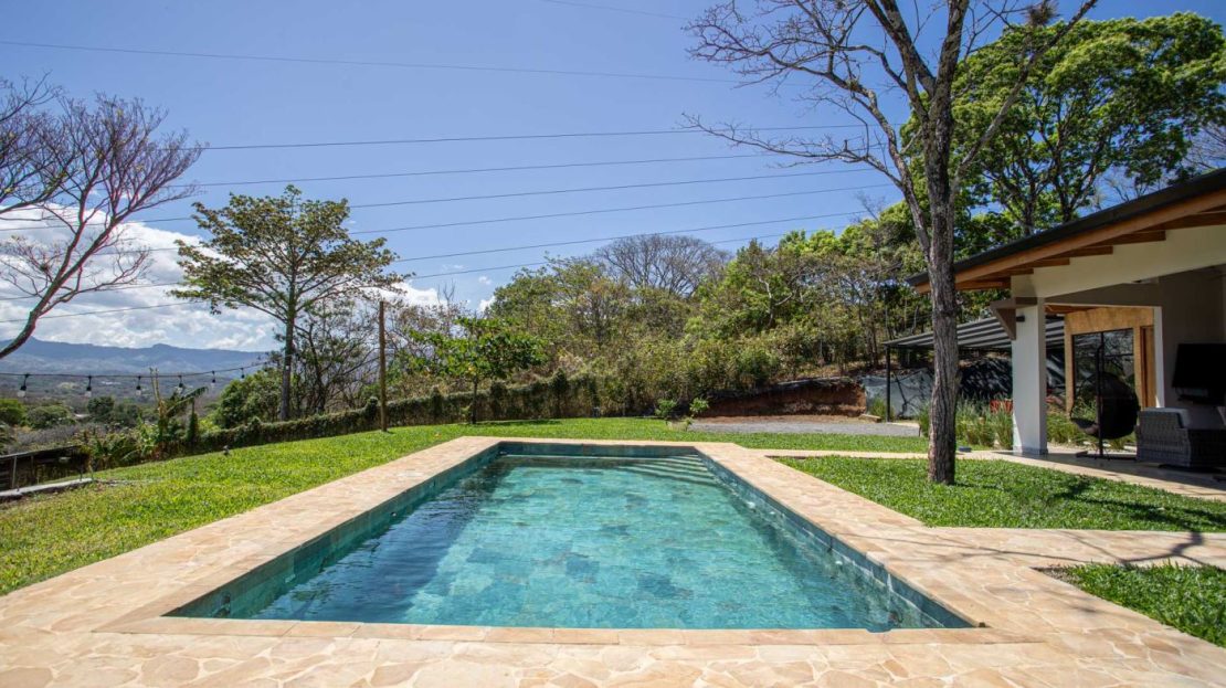 Eclectic modern meets traditional home with views in a farm setting