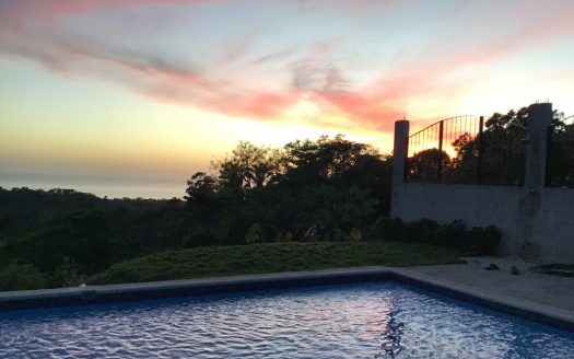Rustic Rancho with pool and ocean view on a 3