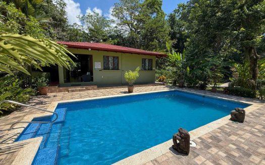 Gorgeous Jungle Hotel with 11 Beds including Owner/Manager Unit, Sparkling Pool & River Setting in Ojochal Costa Rica