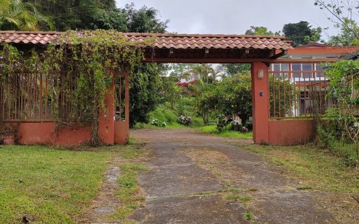 Charming property with two homes, beautiful gardens, and a stunning view of San José.