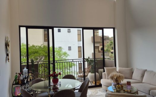 Modern Penthouse-Style Apartment with Double-Height Ceilings and Luxury Amenities in Santa Ana