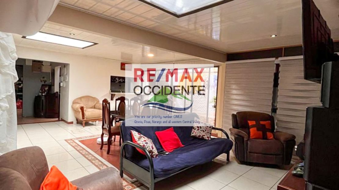 House for Sale in Grecia – Modern 3-Bedroom Home with Security Features