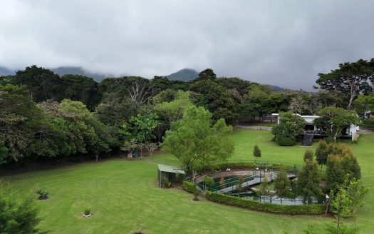Estate in San Rafael de Heredia Costa Rica Breathtaking Mountain View with Lake, Creek, new House and Multiple Structures