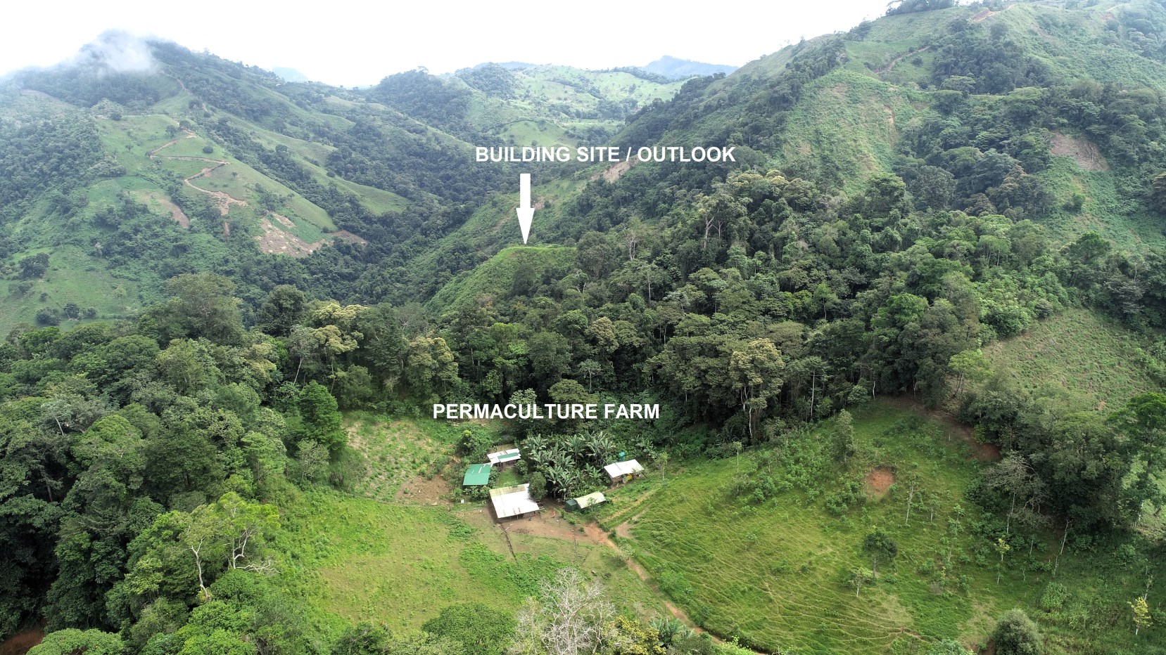 23 Hectares Permaculture Farm, with View, Primary Jungle in Chacarita
