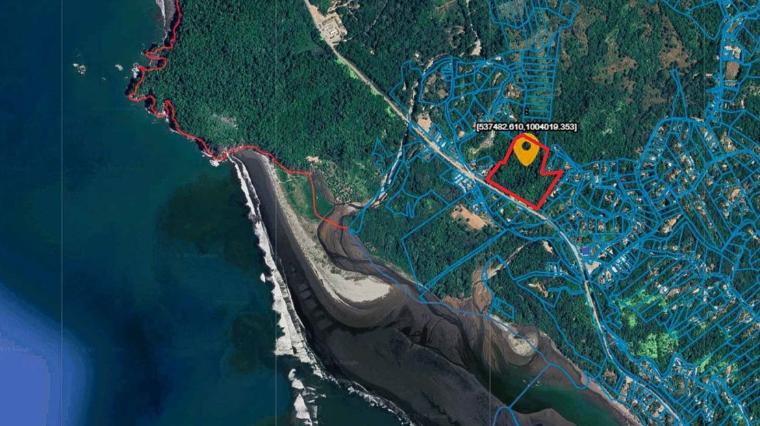 The HOTTEST Costanera-Bordering Lot in Our Area – With Massive Rainforest-Covered 23 Acres on Prime Highway Frontage Between