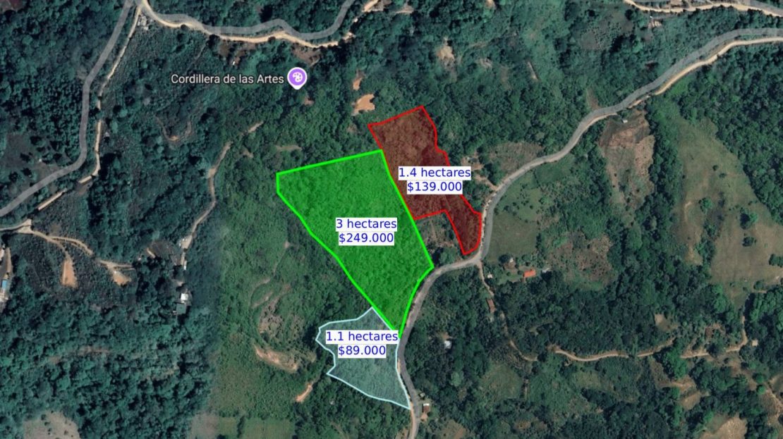 Jungle Lot with 3+ Building Sites