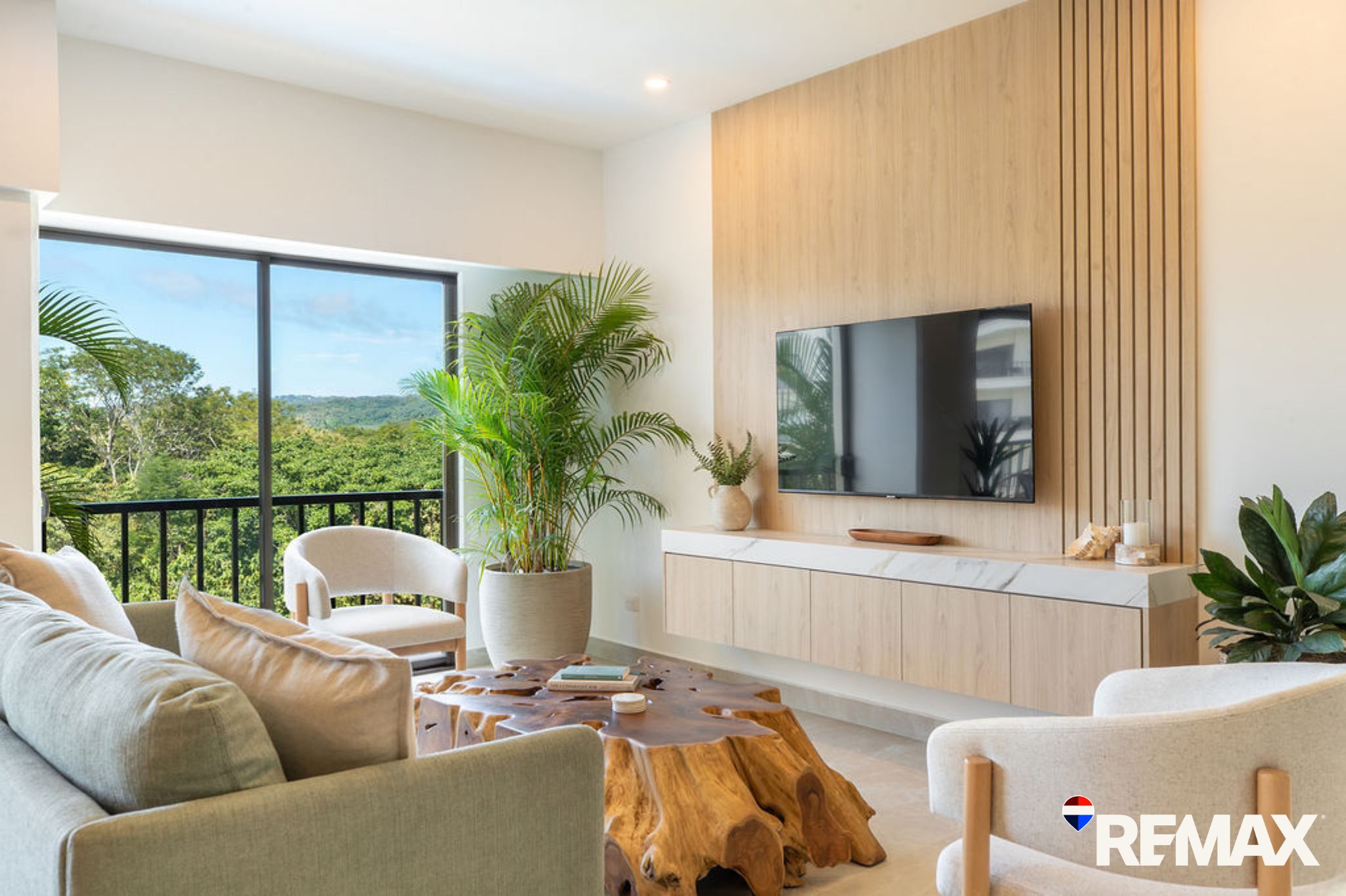 Luxury modern condo | Lush green views