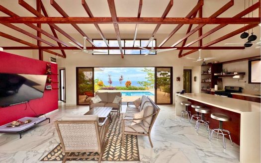Ocean View Modern Villa with Pool in Playa Carrillo – Contemporary Home Minutes to Beach
