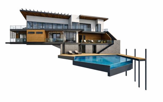 2.36 Acre Ocean View Lot with Home Design in Ojochal, Costa Rica