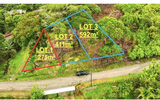 OPPORTUNITY – Serene lot with mountain view, public services available, mixed zone use near Manuel Antonio