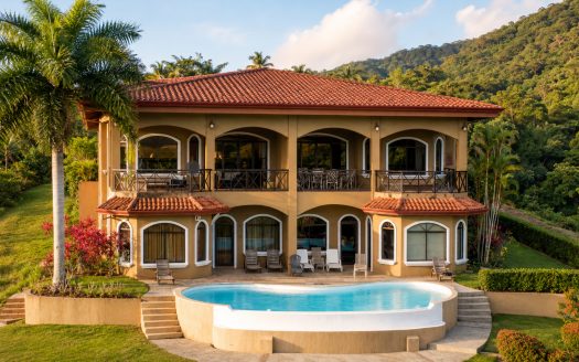 Tropical Villa with Sweeping Ocean & Mountain Views