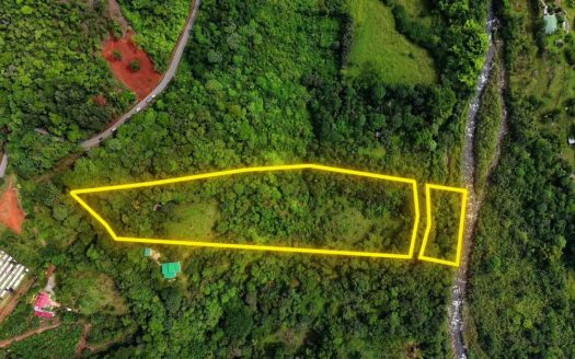 Land for Sale in Rivas, Pérez Zeledón: 6.16 Acres with Chirripó Views and Buena Vista River Access