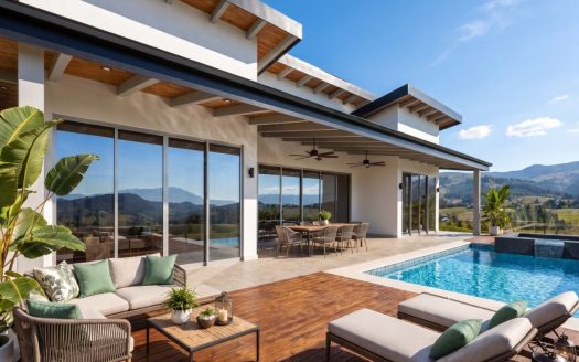 Pre-Construction of a Contemporary 3-Bedroom Tropical Home with Pool in Atenas, Costa Rica