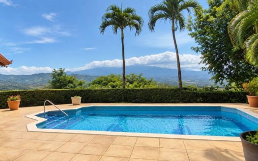 Furnished Atenas Home with Pool, Mountain Views & Guest-Home Potential