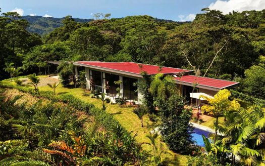 Modern House for Sale in Alto San Juan, Perez Zeledon: With Pool and Ready-to-Build Pad